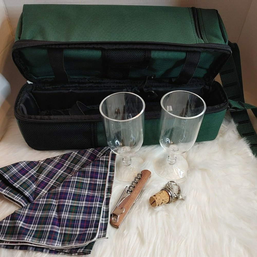 Wine Tote Bottle Carrier With Accessories